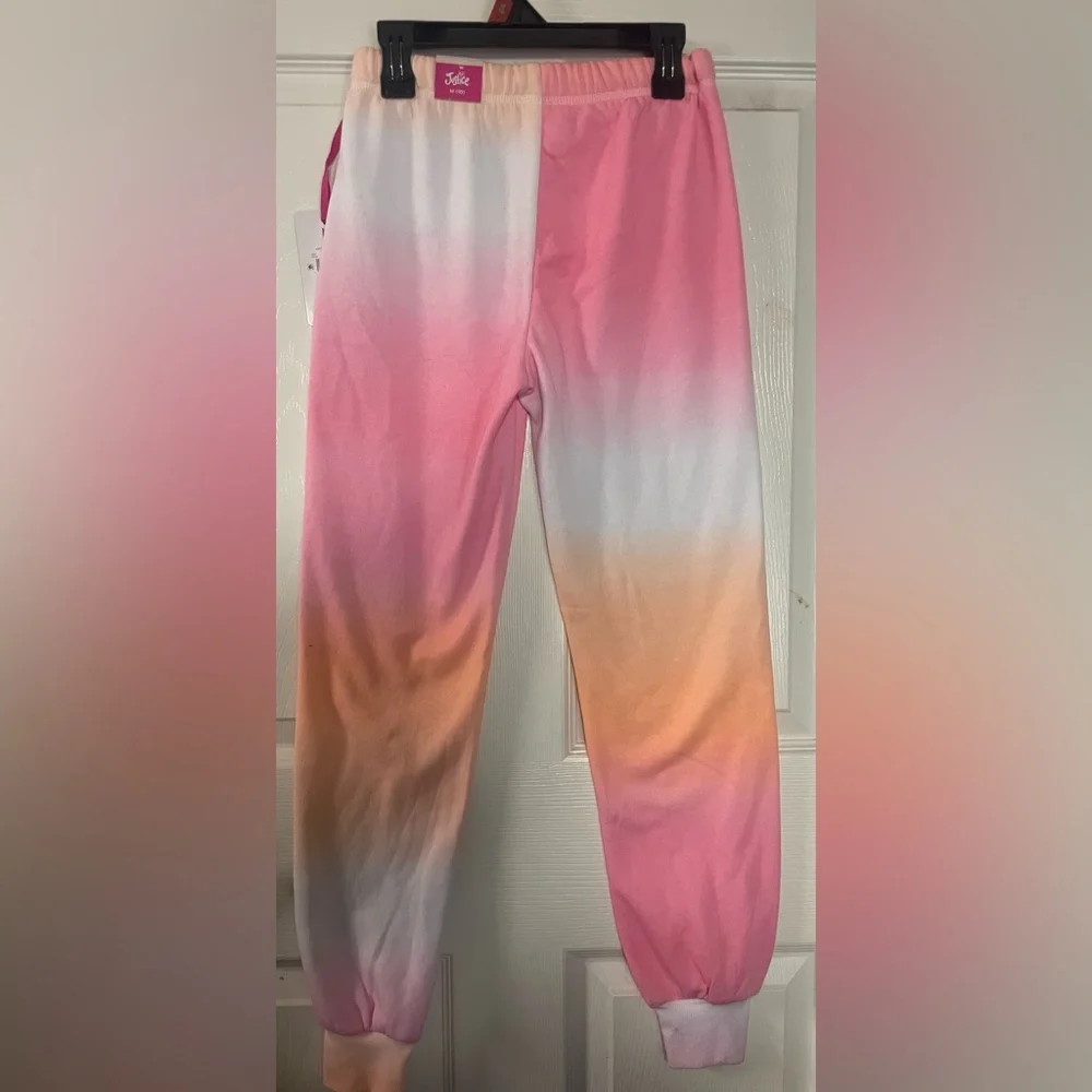 Justice Kids Ombre Joggers - Pink and‎ Orange